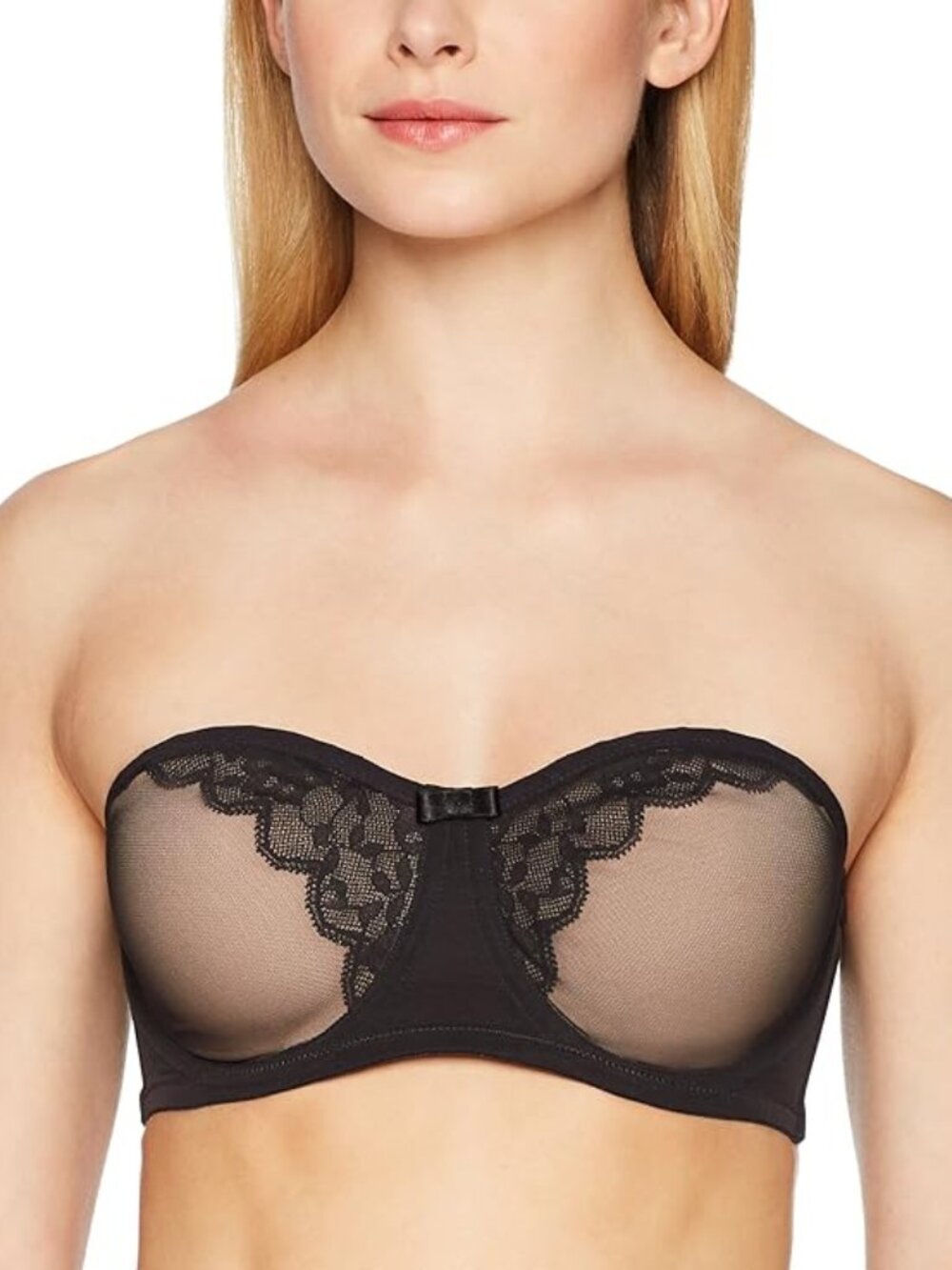 Wonderbra Wear It Your Way Strapless Underwire Bra in Black, 36C